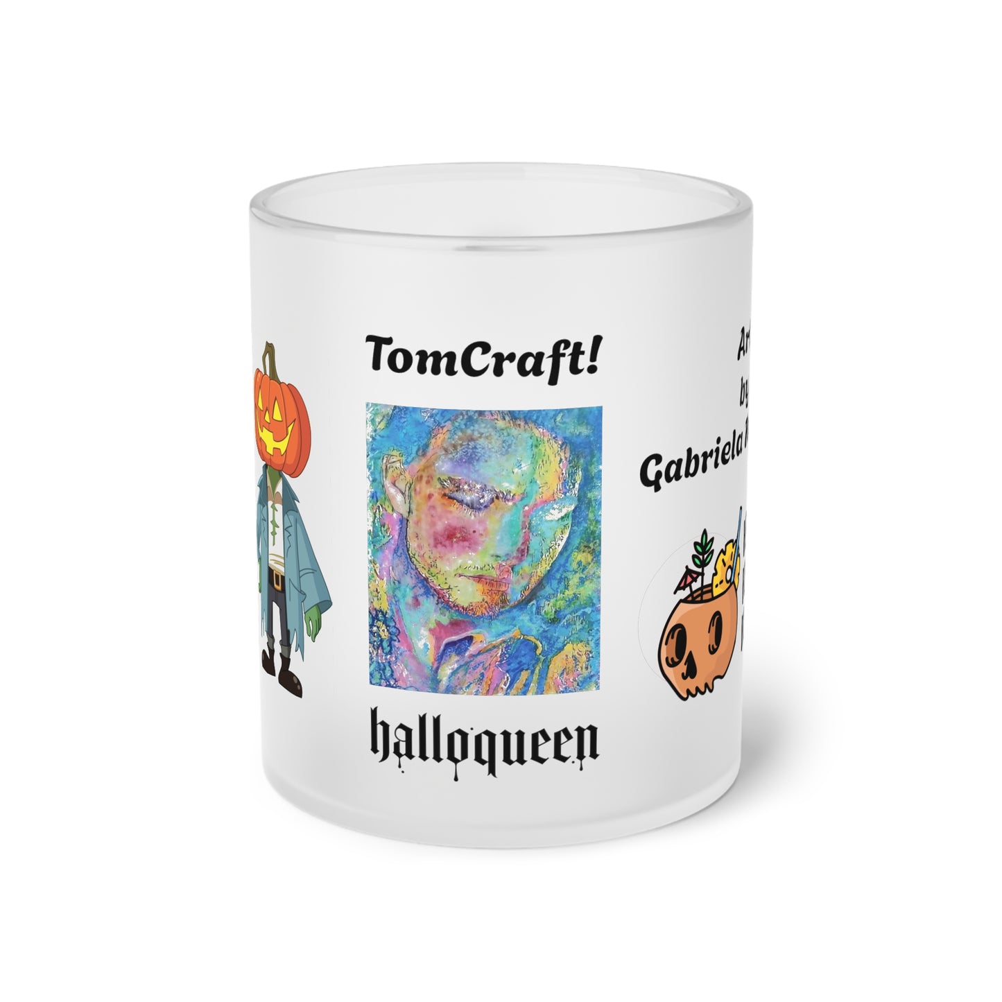 Frosted Mug Tom Cruise Halloween Portrait Funny