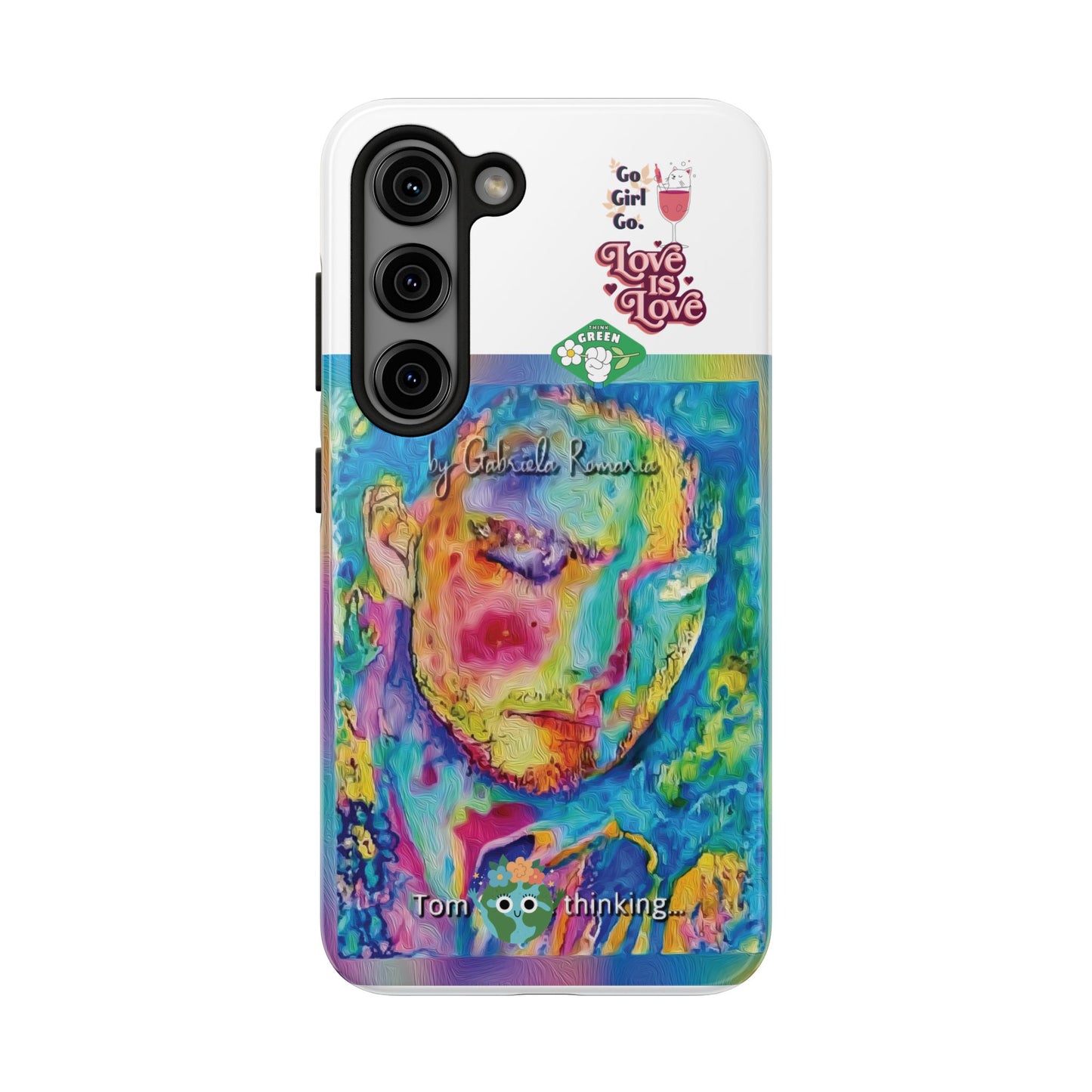 Actor Portrait Tough Phone Case - Gabriela Romaria Art Cover