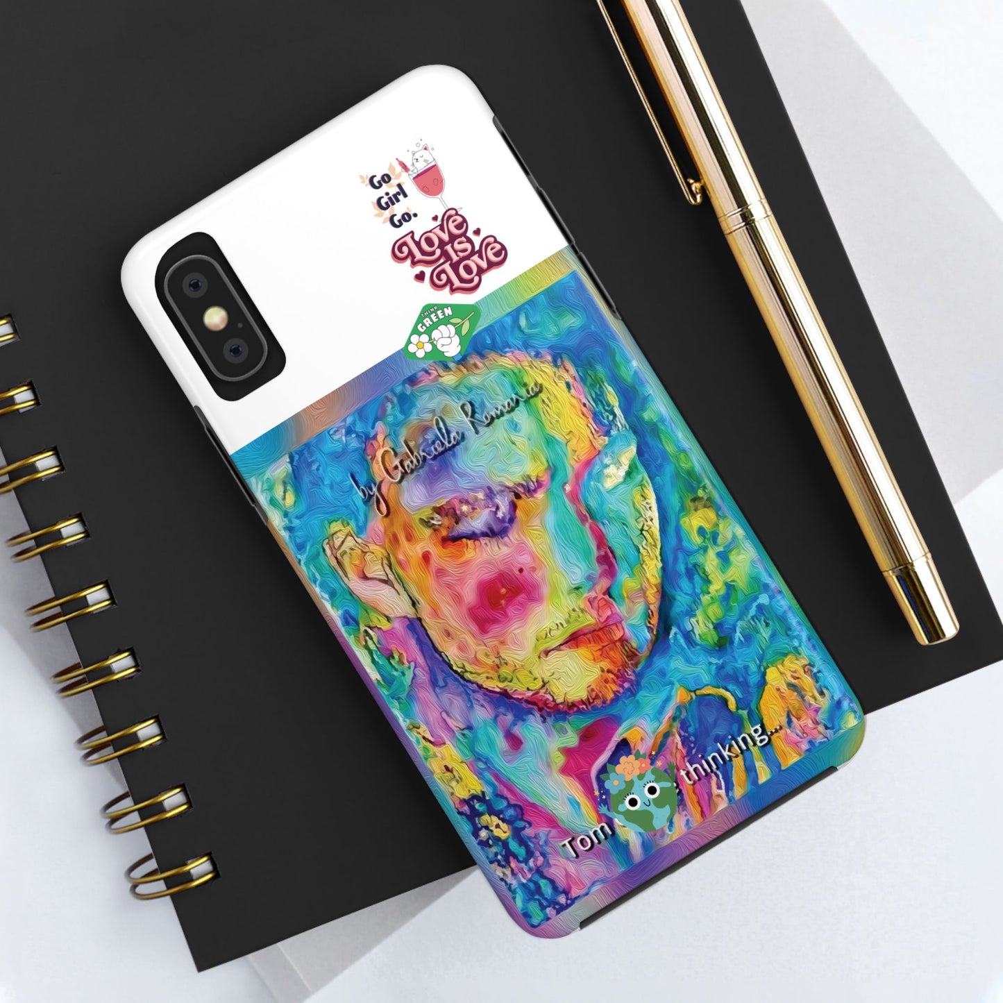 Actor Portrait Tough Phone Case - Gabriela Romaria Art Cover