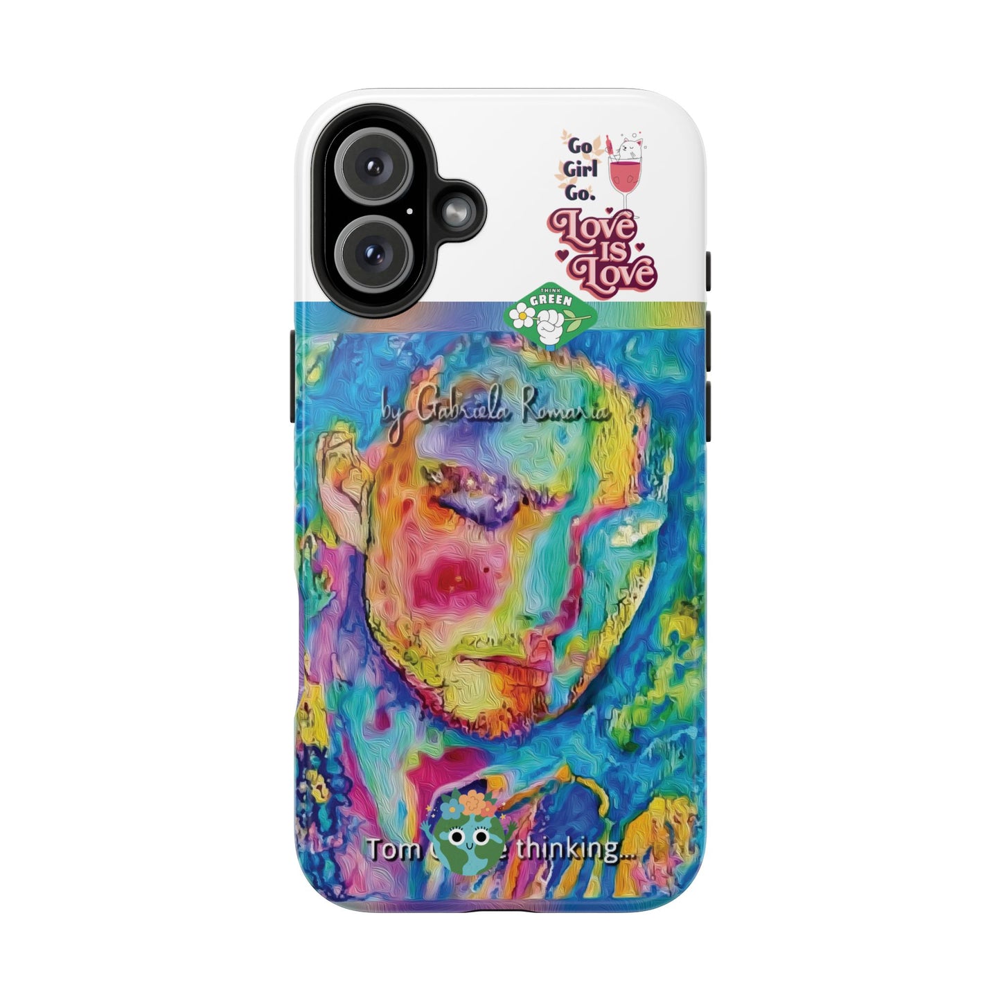 Actor Portrait Tough Phone Case - Gabriela Romaria Art Cover