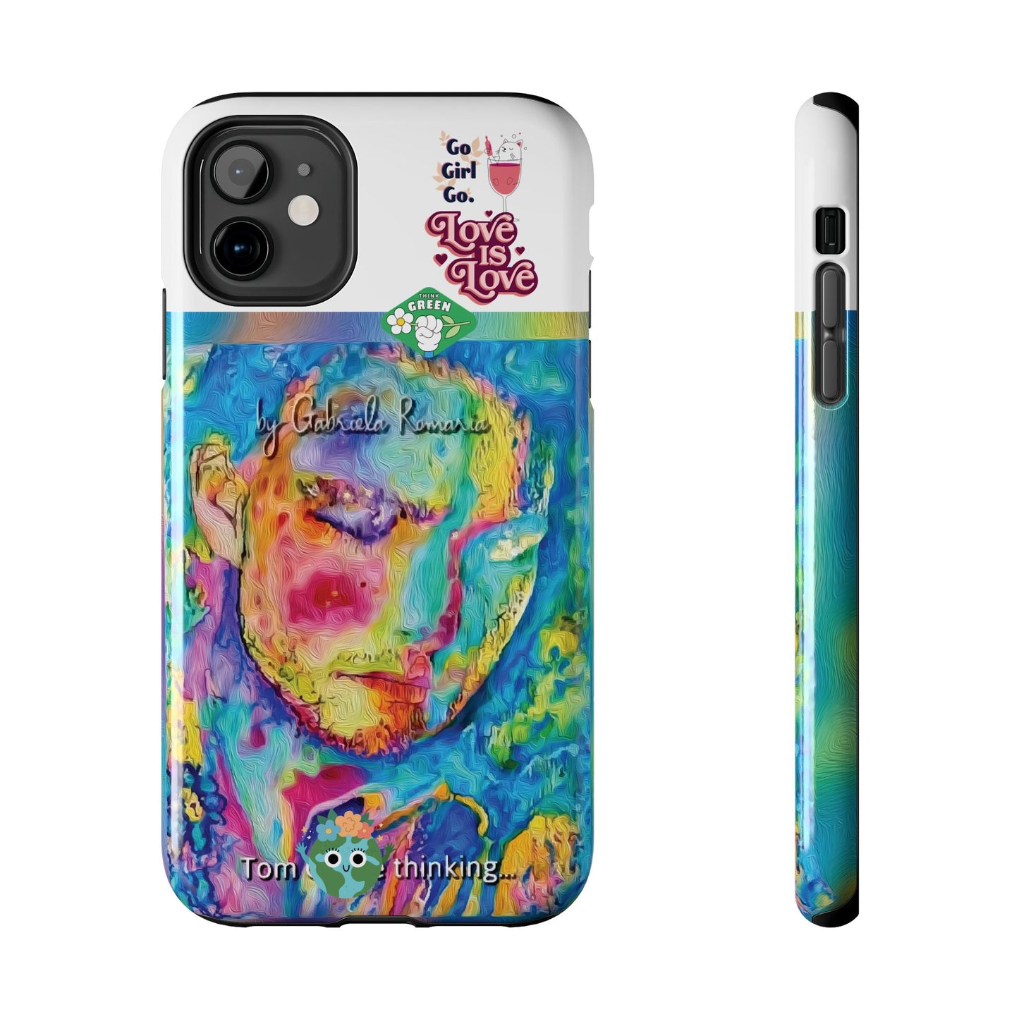 Actor Portrait Tough Phone Case - Gabriela Romaria Art Cover