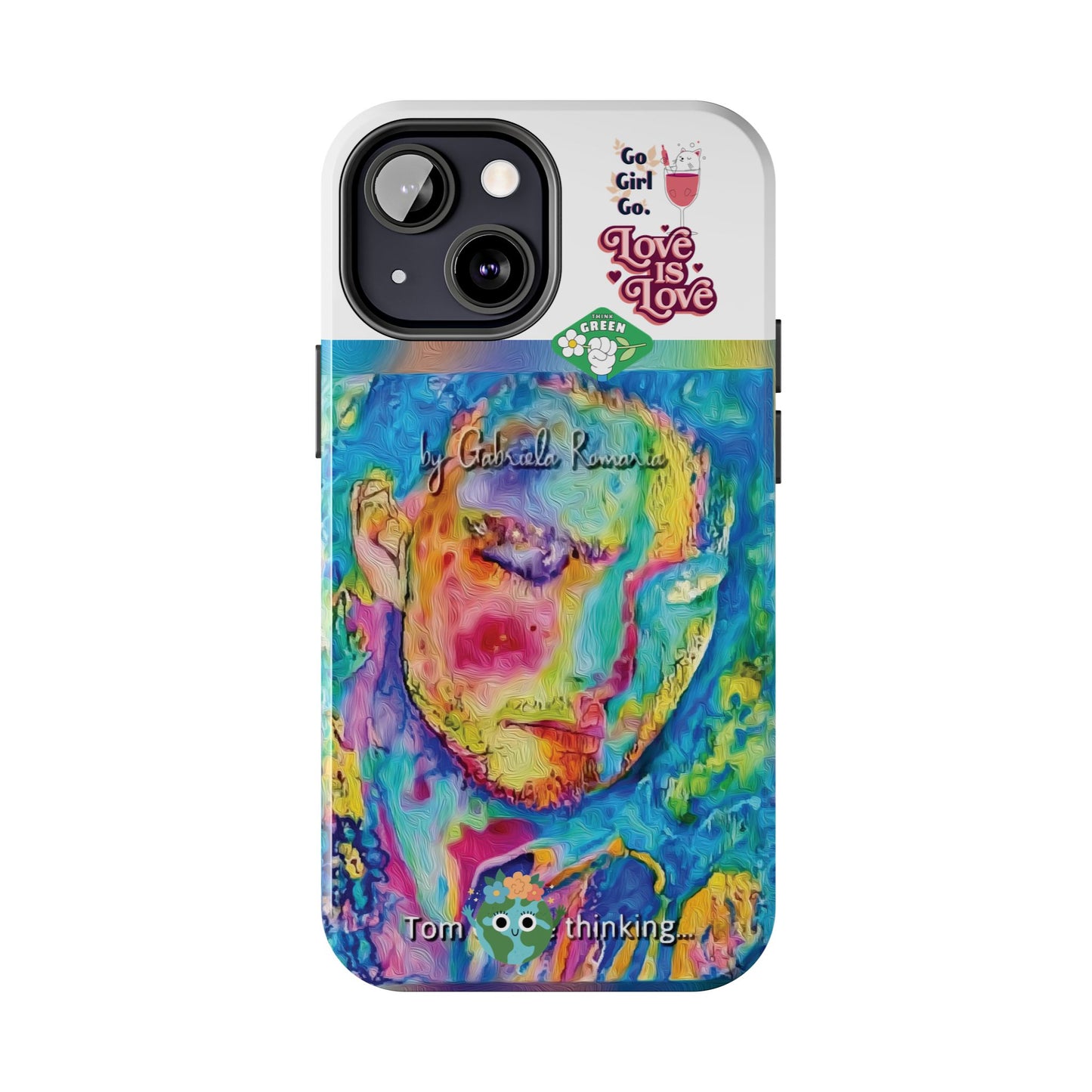 Actor Portrait Tough Phone Case - Gabriela Romaria Art Cover