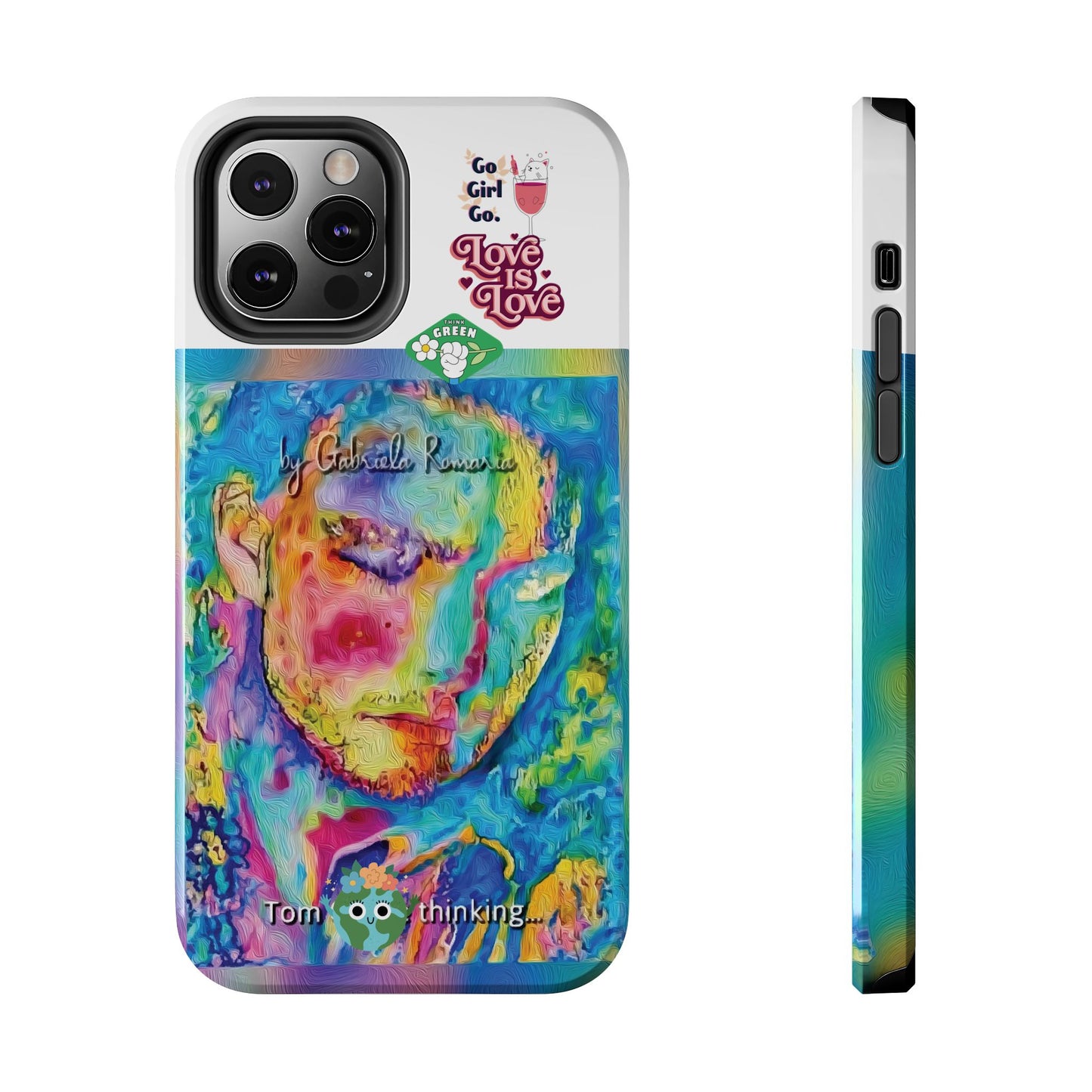 Actor Portrait Tough Phone Case - Gabriela Romaria Art Cover