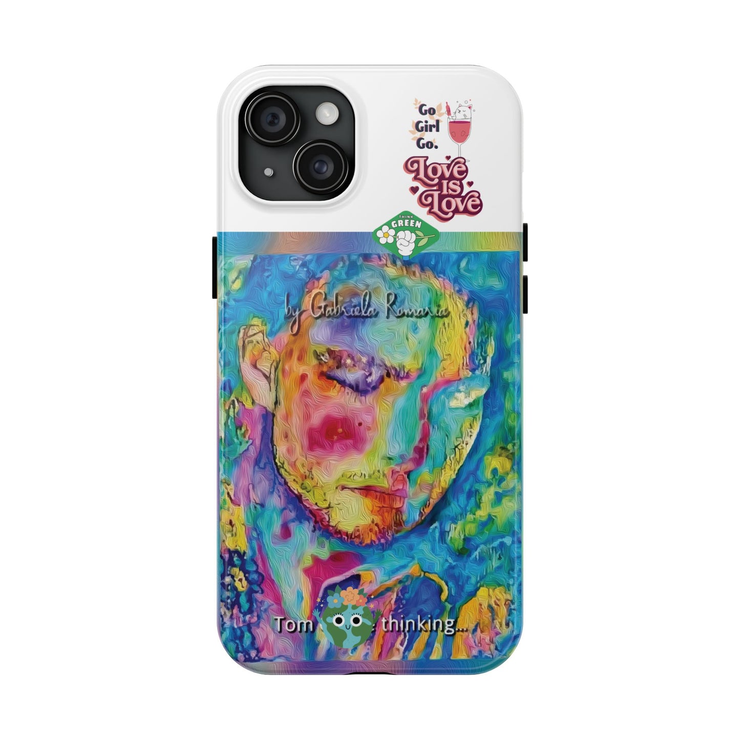 Actor Portrait Tough Phone Case - Gabriela Romaria Art Cover