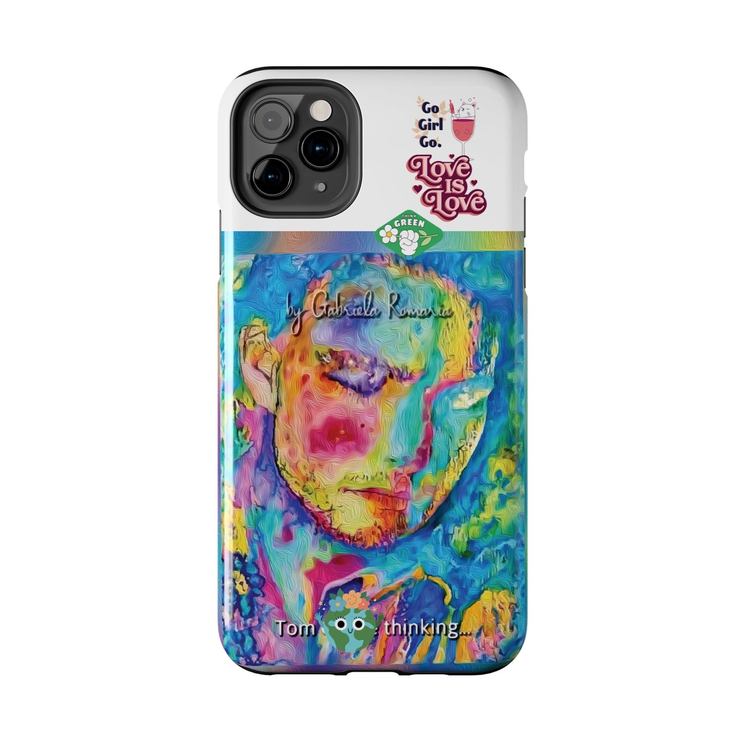 Actor Portrait Tough Phone Case - Gabriela Romaria Art Cover