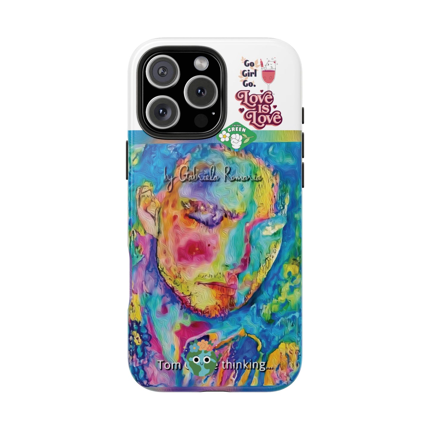 Actor Portrait Tough Phone Case - Gabriela Romaria Art Cover