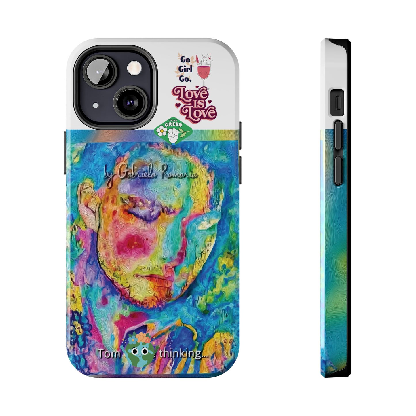 Actor Portrait Tough Phone Case - Gabriela Romaria Art Cover