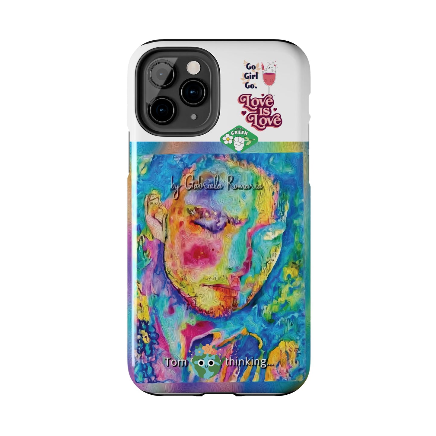 Actor Portrait Tough Phone Case - Gabriela Romaria Art Cover