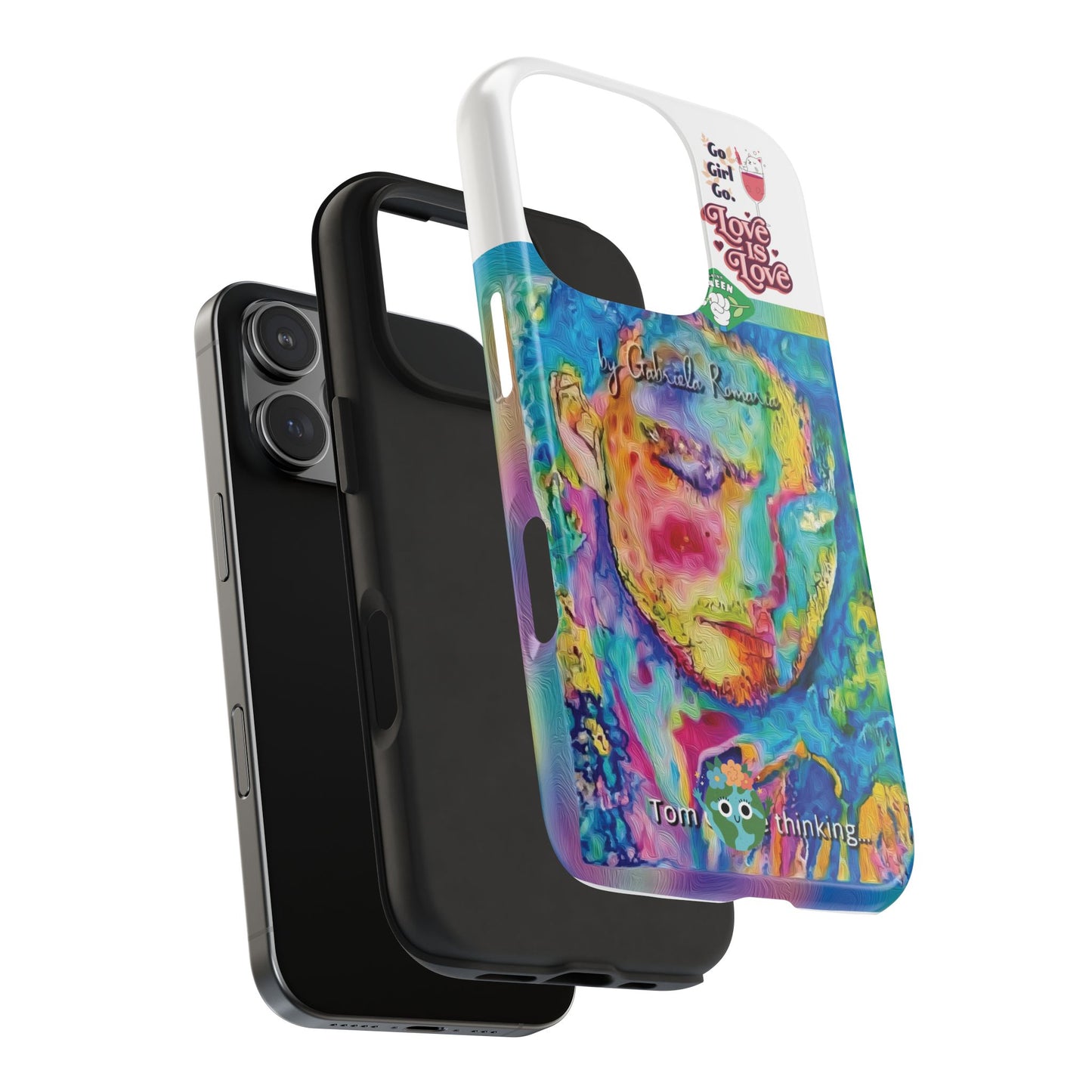 Actor Portrait Tough Phone Case - Gabriela Romaria Art Cover