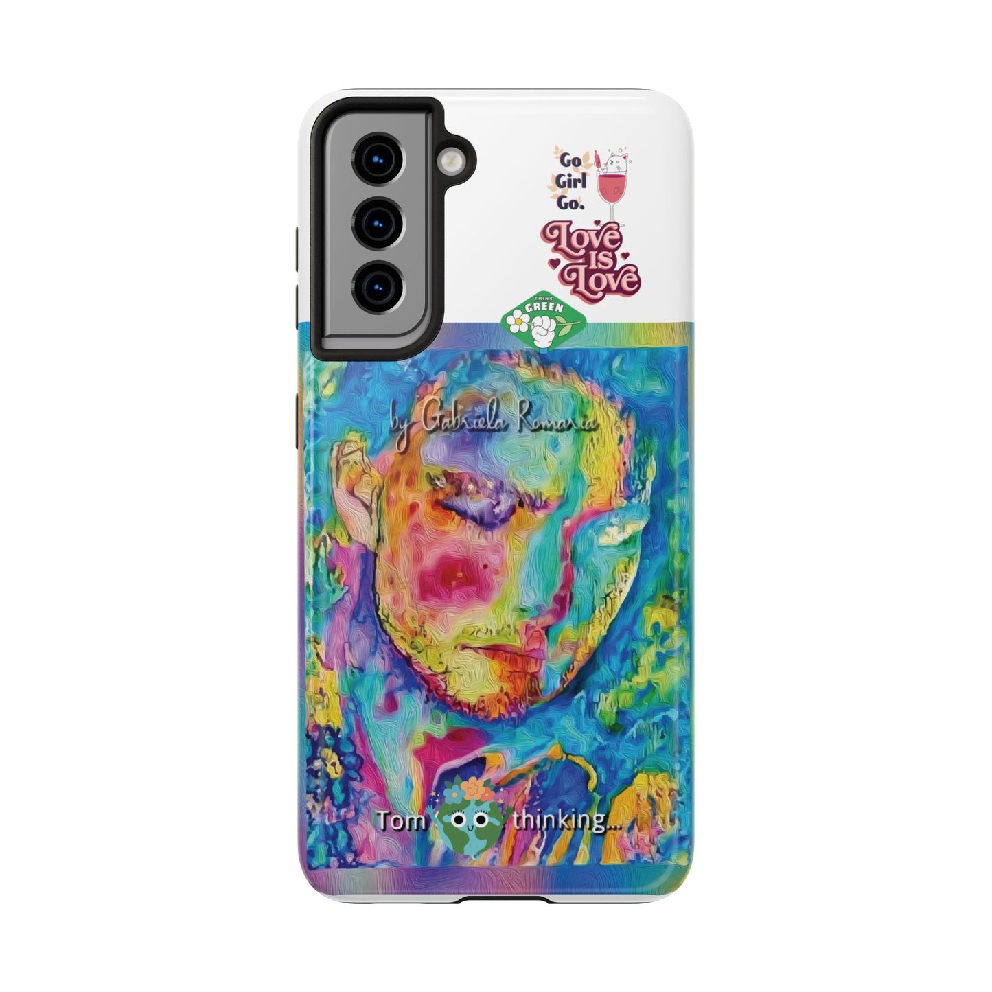 Actor Portrait Tough Phone Case - Gabriela Romaria Art Cover