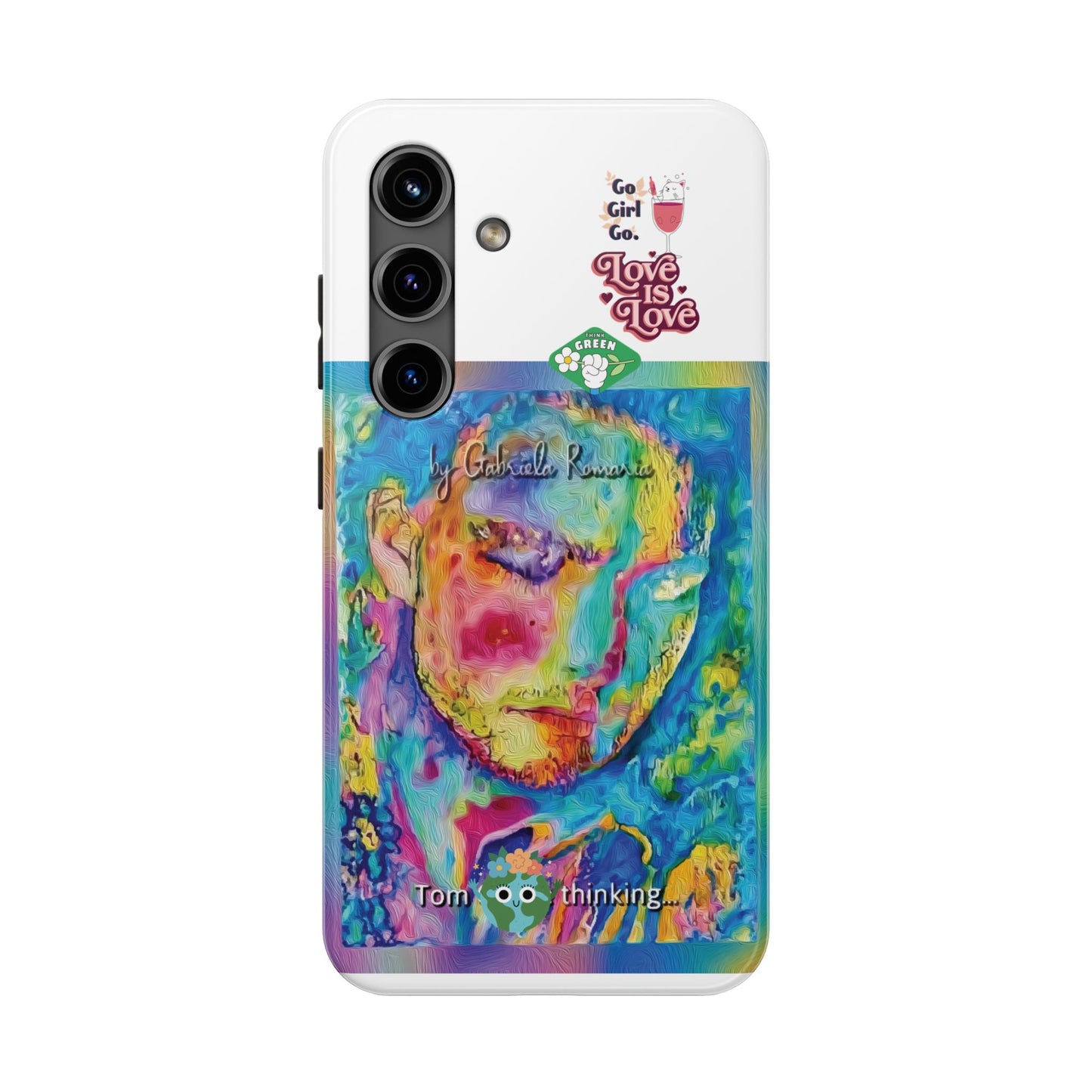 Actor Portrait Tough Phone Case - Gabriela Romaria Art Cover