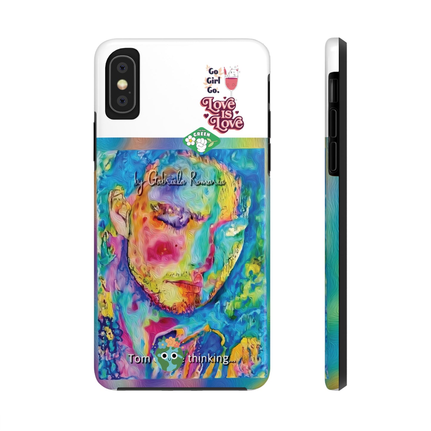 Actor Portrait Tough Phone Case - Gabriela Romaria Art Cover