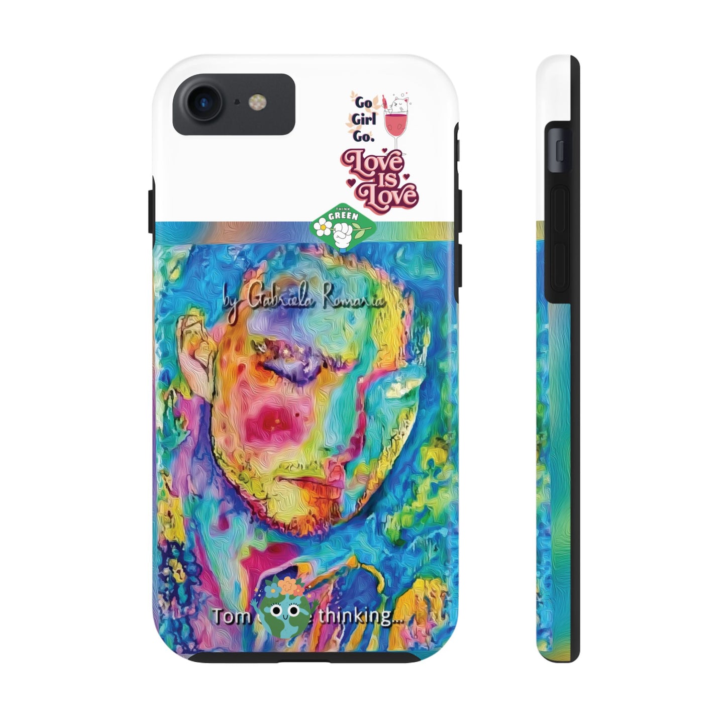 Actor Portrait Tough Phone Case - Gabriela Romaria Art Cover