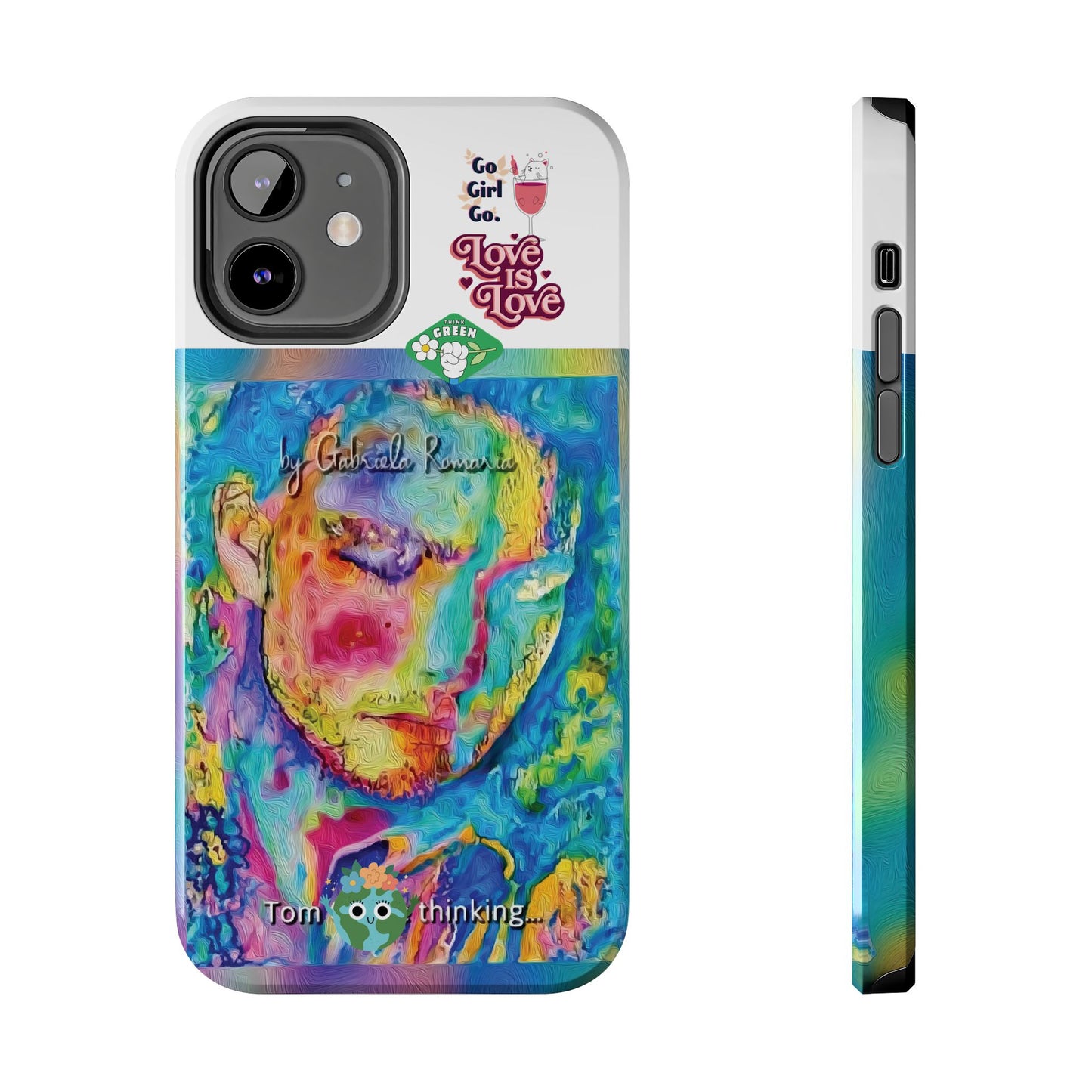 Actor Portrait Tough Phone Case - Gabriela Romaria Art Cover