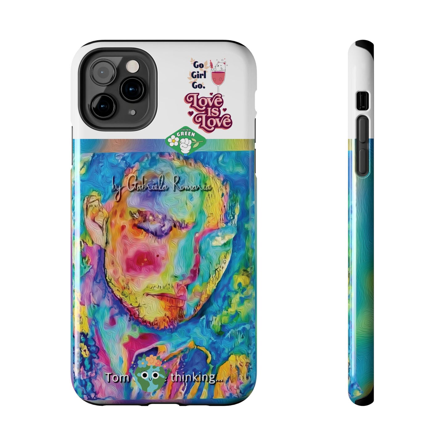 Actor Portrait Tough Phone Case - Gabriela Romaria Art Cover