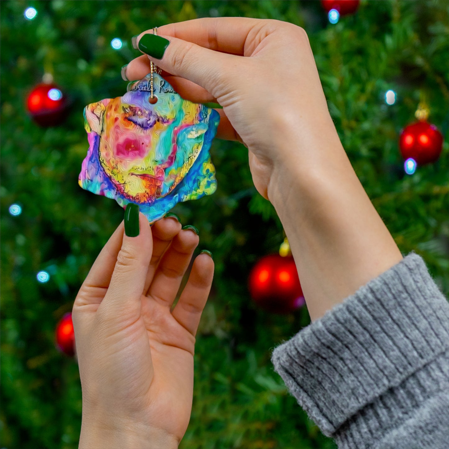 Ceramic Ornament, 4 Shapes You are the only person I like