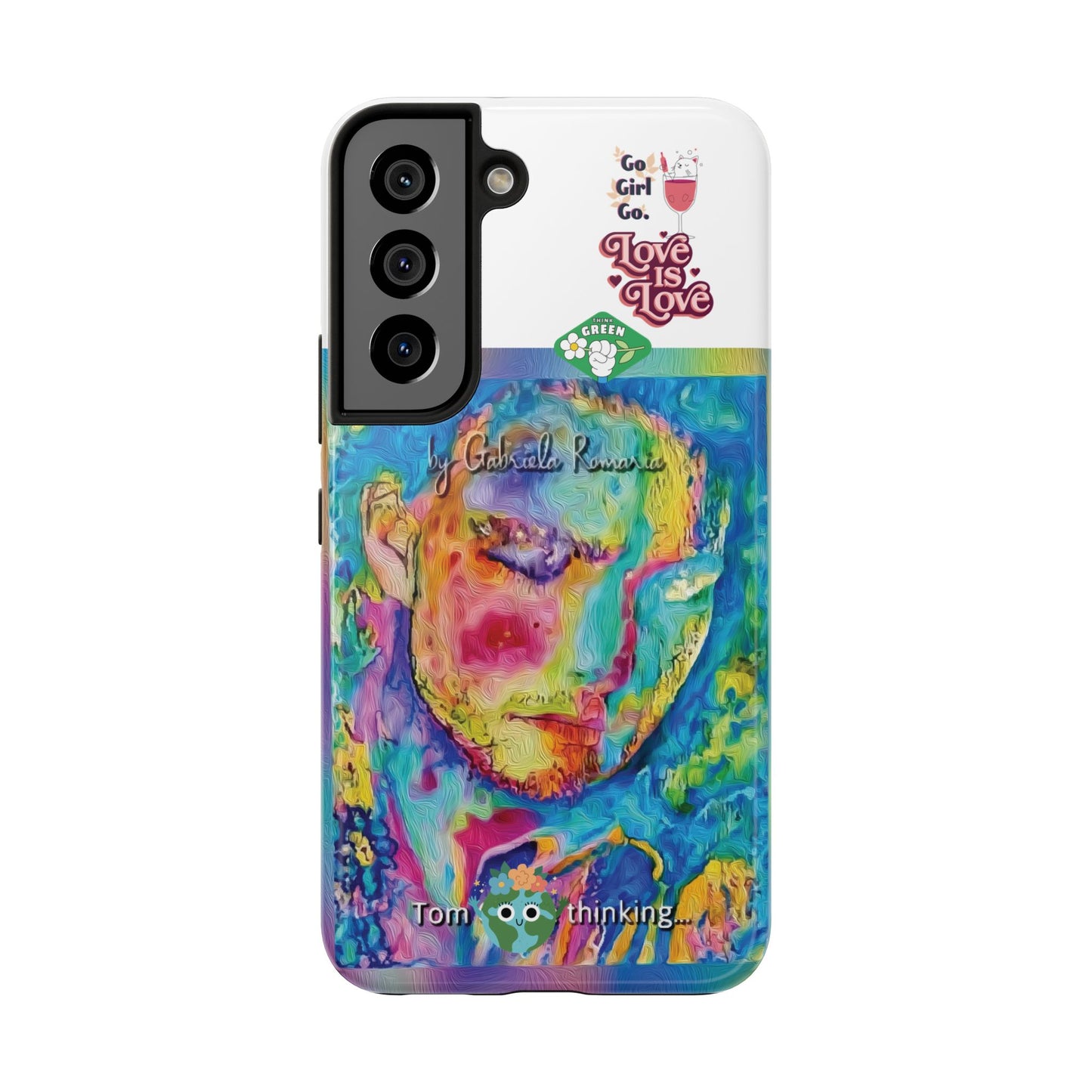 Actor Portrait Tough Phone Case - Gabriela Romaria Art Cover