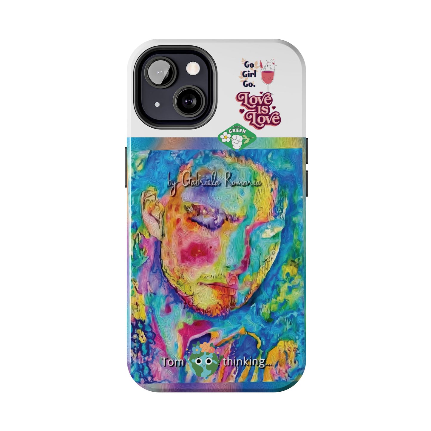 Actor Portrait Tough Phone Case - Gabriela Romaria Art Cover