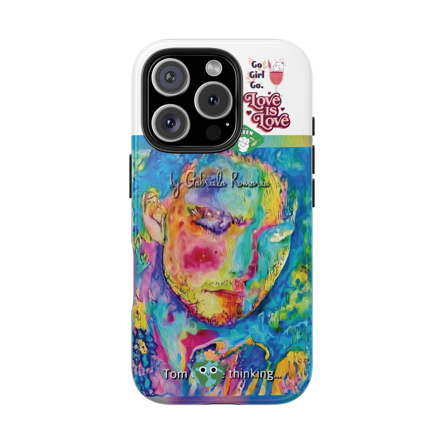 Actor Portrait Tough Phone Case - Gabriela Romaria Art Cover