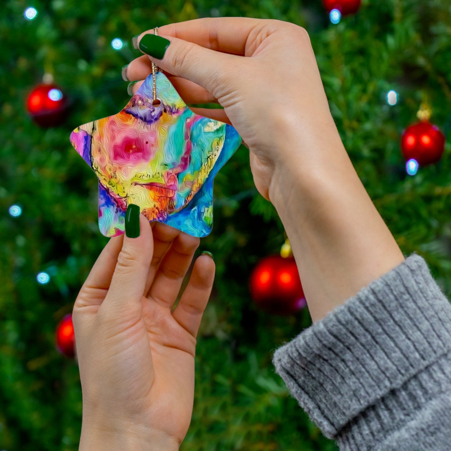 Ceramic Ornament, 4 Shapes You are the only person I like