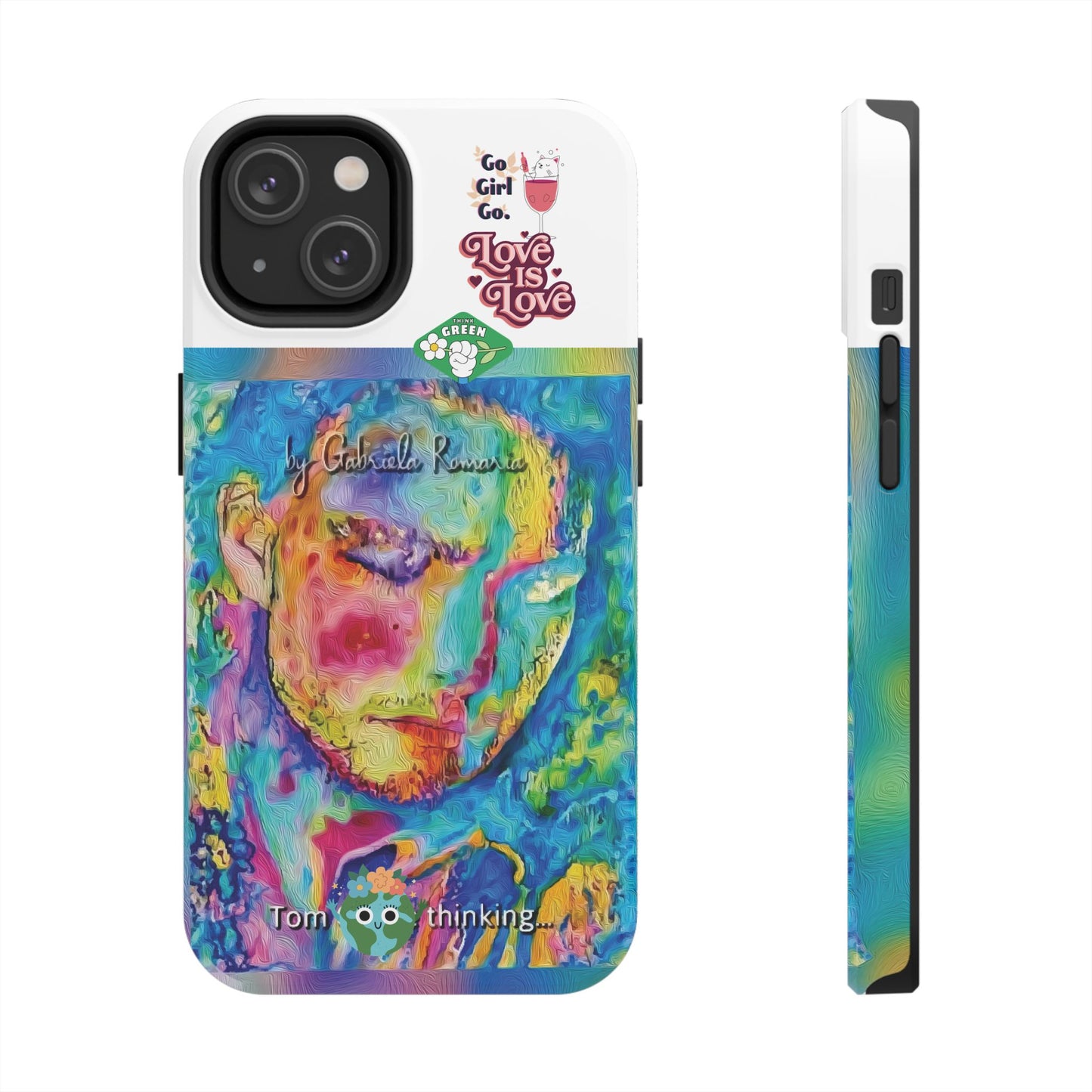 Actor Portrait Tough Phone Case - Gabriela Romaria Art Cover