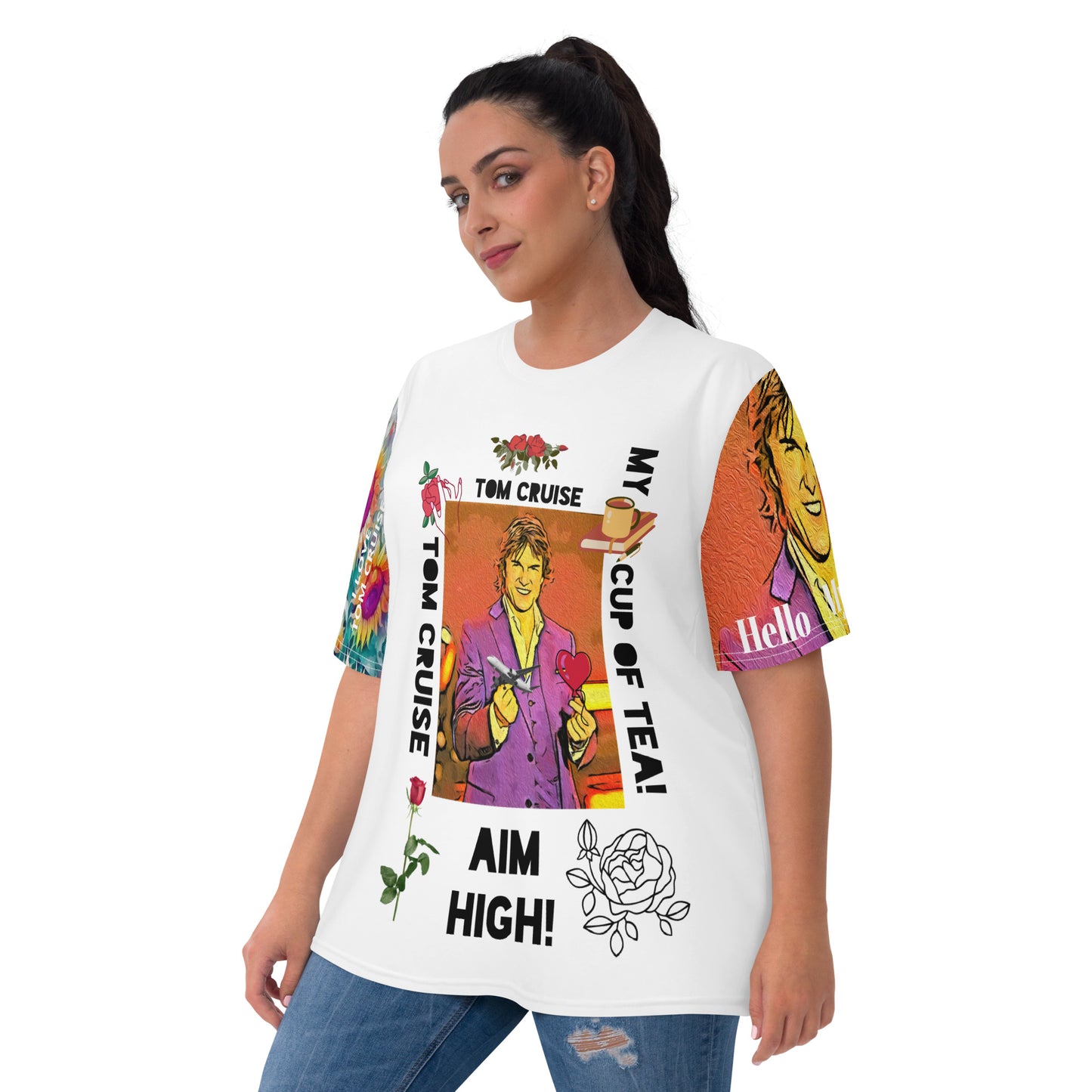 Women's T-shirt I love Tom Cruise I am a fan!